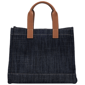 True Religion Medium Logo Denim Tote With Tote Dangle Charm - image 4