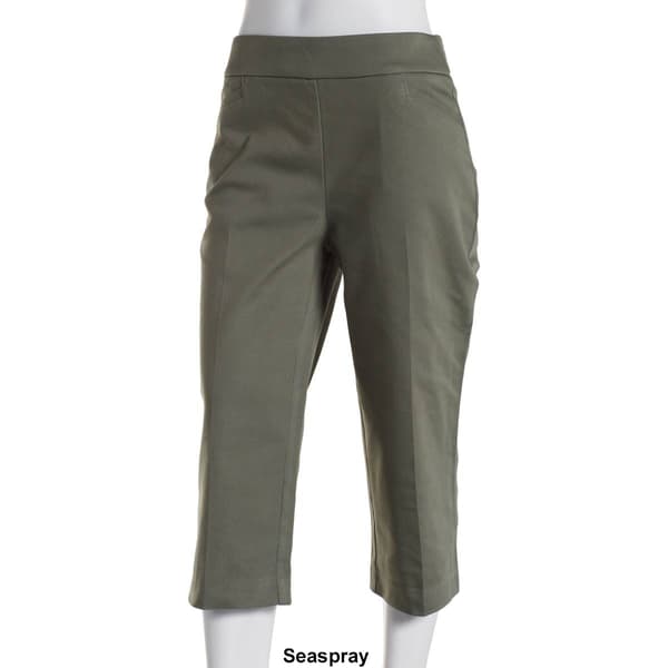 Petite Napa Valley Super Stretch Pull On Capri Pants