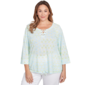 Plus Women''s Drawstring Top - image 1