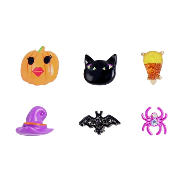 Betsey Johnson 6pr. Halloween Stud Earrings Set