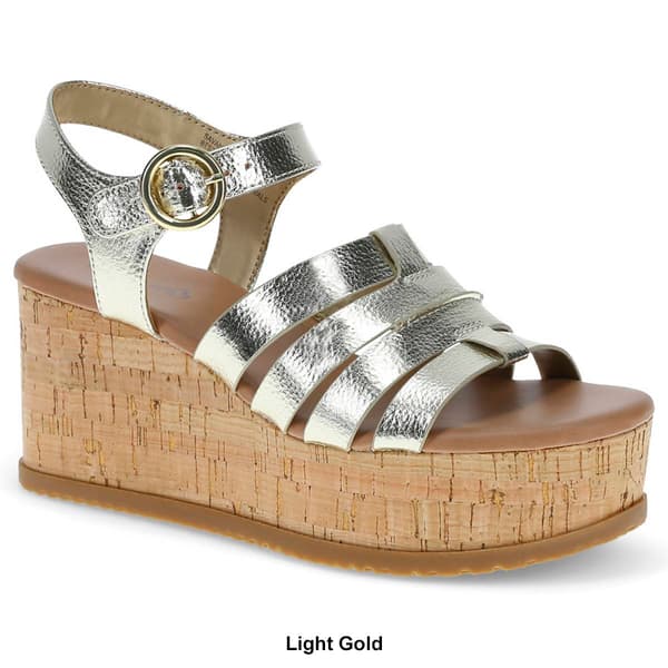Womens BareTraps&#174; Savannah Wedge Sandals