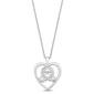Enchanted by Disney Sterling Silver Diamond Cinderella Pendant - image 1