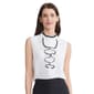 Womens Jones New York Sleeveless Ruffle Front Blouse - image 1