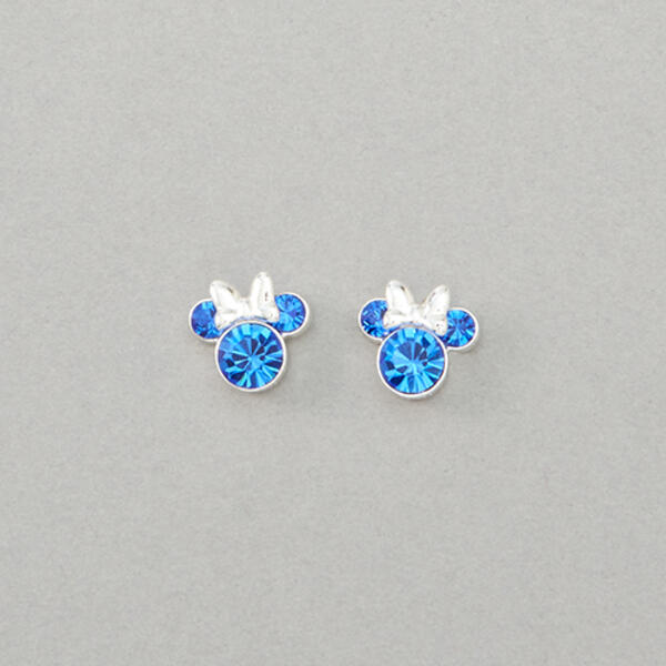 Disney Minnie Mouse September Birthstone Stud Earrings - image 