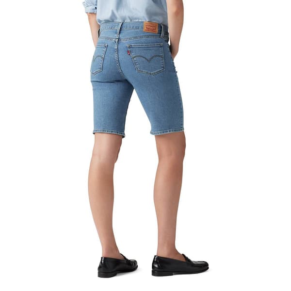 Womens Levi''s® Shaping Bermuda Camp Denim Shorts