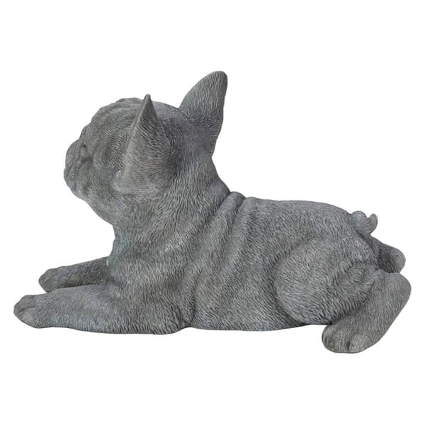 Hi-Line Gift Lying French Bulldog Garden Statue