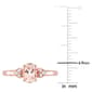 Gemstone Classics™ 18kt. Rose Gold 3/4ctw. Morganite Ring - image 4