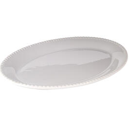 Home Essentials Beaded Rim Oval Platter