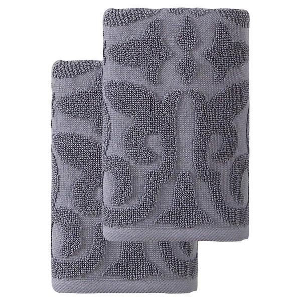 Ozan Premium Home Turkish Cotton Patchouli Hand Towels - Set of 2 - image 