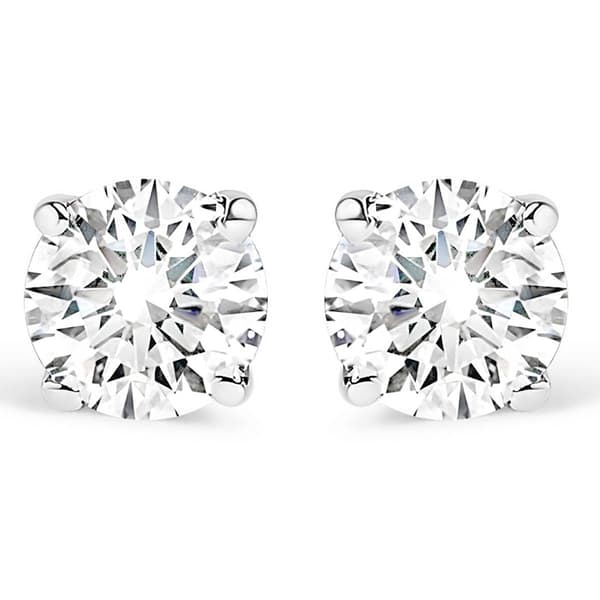 Haus of Brilliance 1/4ctw. Lab Grown Diamond Solitaire Earrings