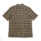 Mens Campia Short Sleeve Geometric Button Down Shirt - Olive - image 1