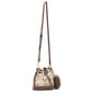 Anne Klein Graphic Tile Small Bucket Bag - Mink - image 6