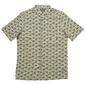 Mens Campia Short Sleeve Floral Leaf Button Down Shirt - image 1
