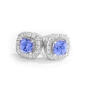 Precious Elegance&#40;tm&#41; Tanzanite & Topaz Sterling Silver Earrings - image 1
