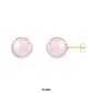 Splendid Pearls 14kt. Gold 10mm Round Pearl Stud Earrings - image 6
