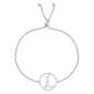 Accents by Gianni Argento Diamond Plated Initial L Adj. Bracelet - image 1