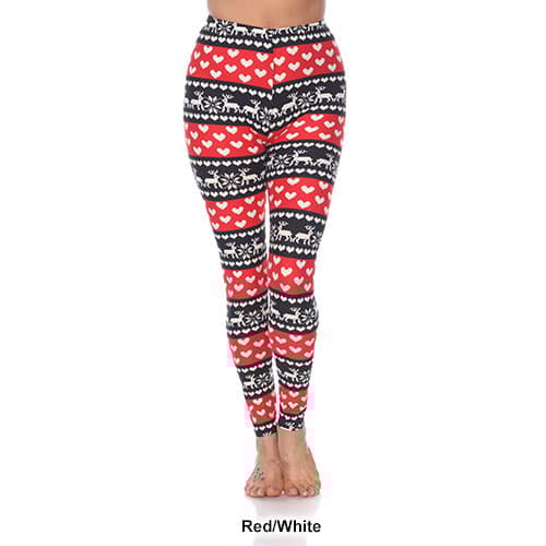 Womens White Mark Snowflake Leggings