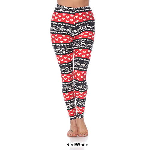 Womens White Mark Snowflake Leggings