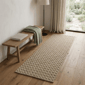HomeRoots Natural Jute Geometric Hand Woven Area Rug - image 1