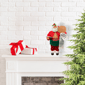 Santa''s Workshop 12in. Pizza Guy Santa - image 3