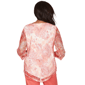 Womens Alfred Dunner Resort Living Tie Dye Floral Blouse - image 2