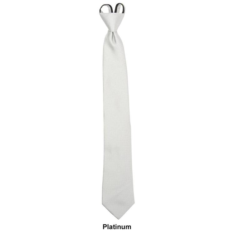 Mens Architect® Arc Solid Zipper Tie