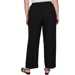 Plus Size Alfred Dunner Dinner Theater Casual Pants -Short Length