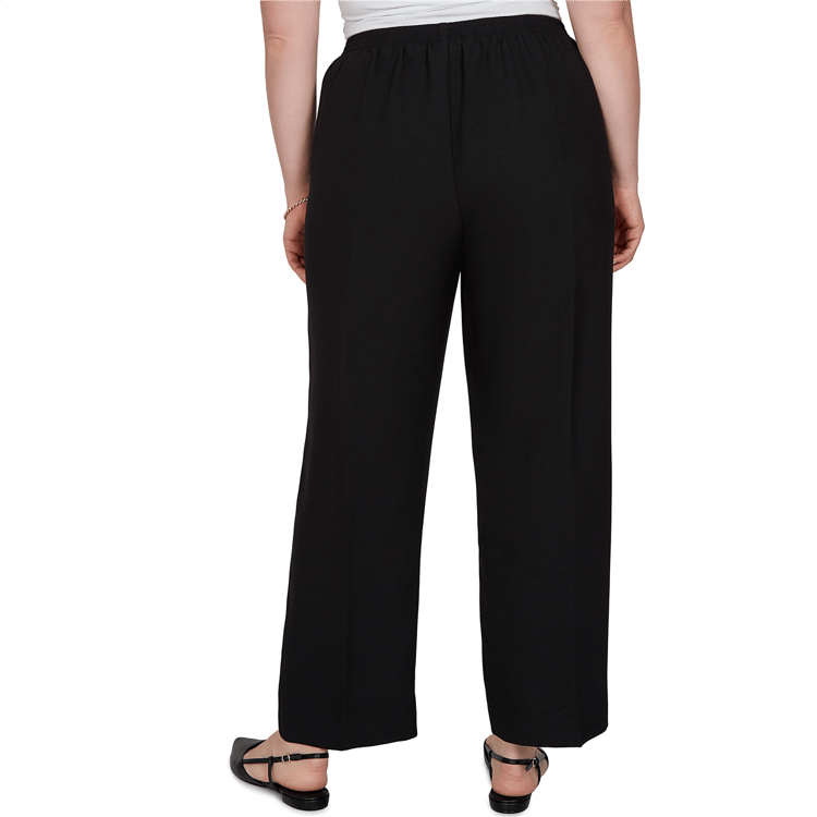 Plus Size Alfred Dunner Dinner Theater Casual Pants -Short Length