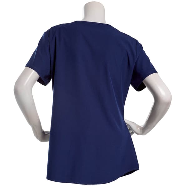Womens Skechers Short Sleeve V-Neck Scrub Top with 3 Pockets