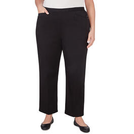 Plus Size Alfred Dunner Opposites Attract Proportion Pants-Short