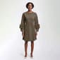 Womens Birch Long Sleeve Fur Trim Cuff Solid Sweater Dress - image 1