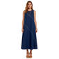 Womens Nautica Sleeveless Asymmetrical Denim Midi Dress - image 1