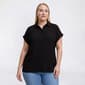 Plus Size Preswick & Moore® Extended Sleeve Button Front Blouse - image 2
