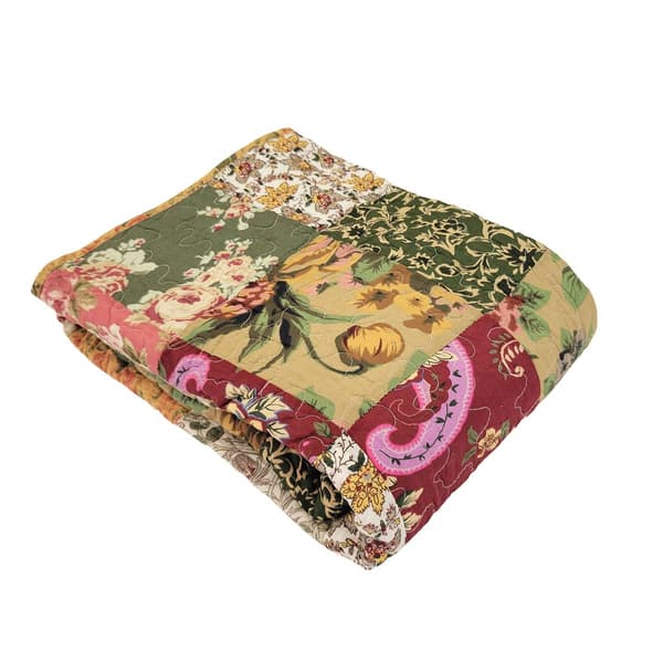 Greenland Home Fashions™ Antique Chic Reversible Quilted Throw