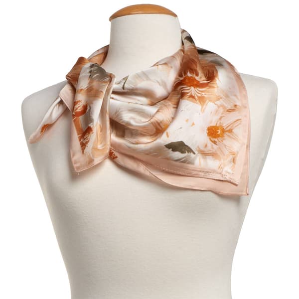 Womens Renshun Pretty Floral Square Scarf - image 