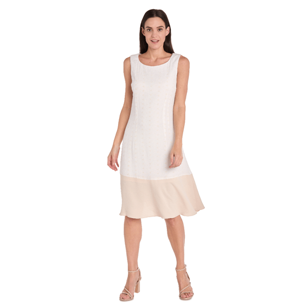 Womens R&M Richards Daytime Tea Length Dress - image 