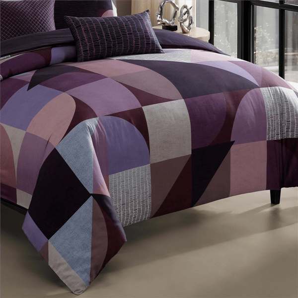 Bebejan Orchid Matrix 5pc. Reversible Comforter Set