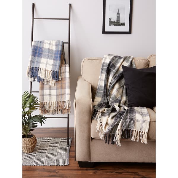 DII® Farmhouse Plaid Throw - 50x60