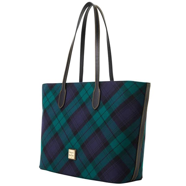 Dooney &amp; Bourke Tartan Tote - Blue