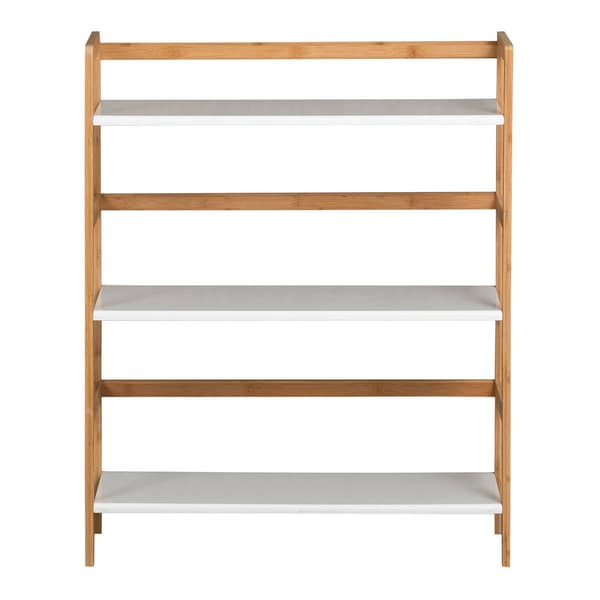 eccostyle™ 3-Tier Bamboo Frame Stackable Bookshelf - image 