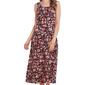 Womens Connected Apparel Sleeveless Floral Midi Dress - image 3