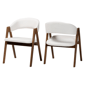 Baxton Studio Virden Boucle Upholstered Dining Chair - Set of 2 - image 1
