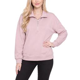 Womens NY Collection Long Sleeve Solid Modal Pullover
