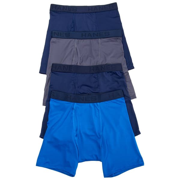 Mens Hanes&#40;R&#41; Ultimate Comfort Sport Briefs - Blue - image 