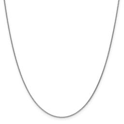 Gold Classics(tm) 10kt. White Gold 1mm 18in. Chain Necklace