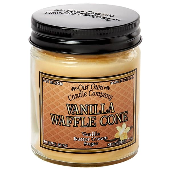 Our Own Candle Company 7oz. Vanilla Waffle Cone Jar Candle