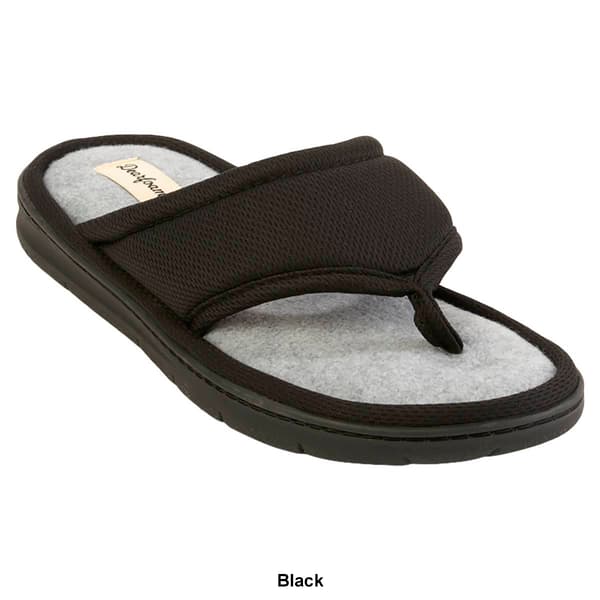 Womens Dearfoams&#174; Corinne Sport Mesh Thong Slippers