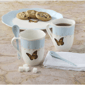 Lenox® Butterfly Meadow® Blue Mugs with Spoons - Set of 2 - image 4