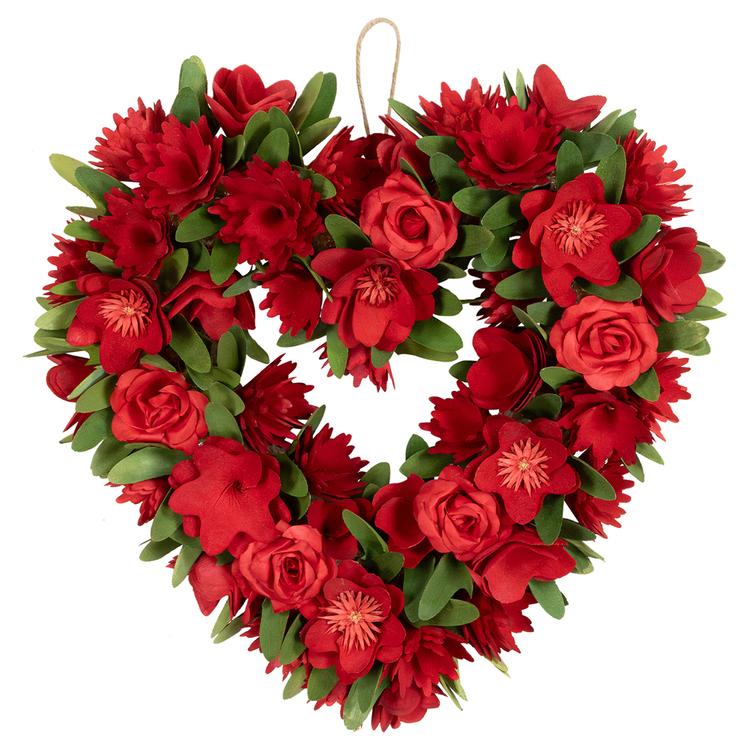 Northlight Seasonal Artificial Valentine''s Day Heart Wreath