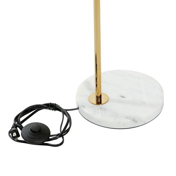 9th & Pike® Gold Metal Transitional Floor Lamp